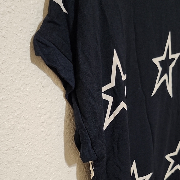 Buffalo David Bitton Black and White Boxy Short Sleeve Tee - Picture 11 of 11